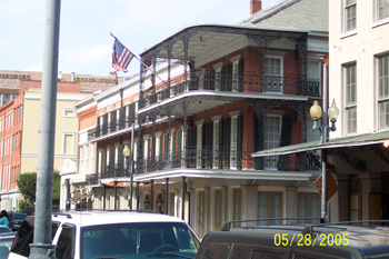 Exterior of the St James hotel