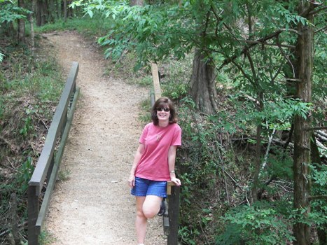 Stacy on the Natchez Trace